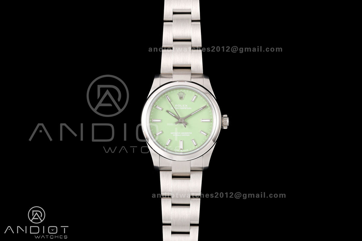 Oyster Perpetual 31mm 277200 EWE Best Edition Avocado Dial on SS Bracelet A2232